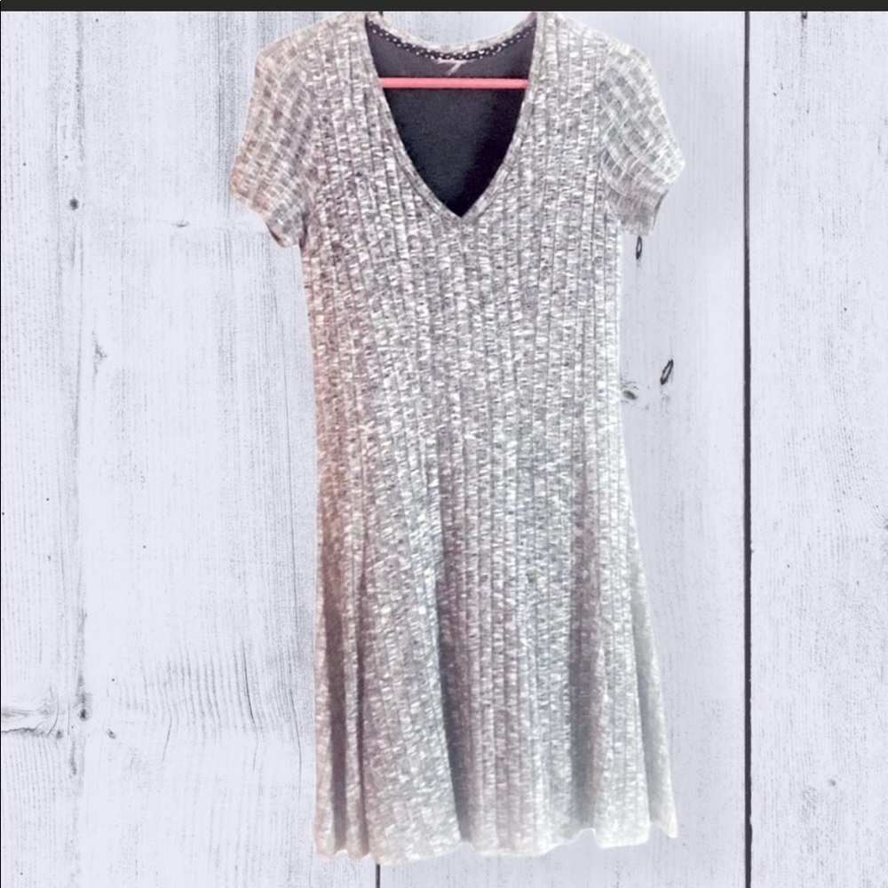 Anthropologie Summer Blue & White Dress; Short Sleeved
